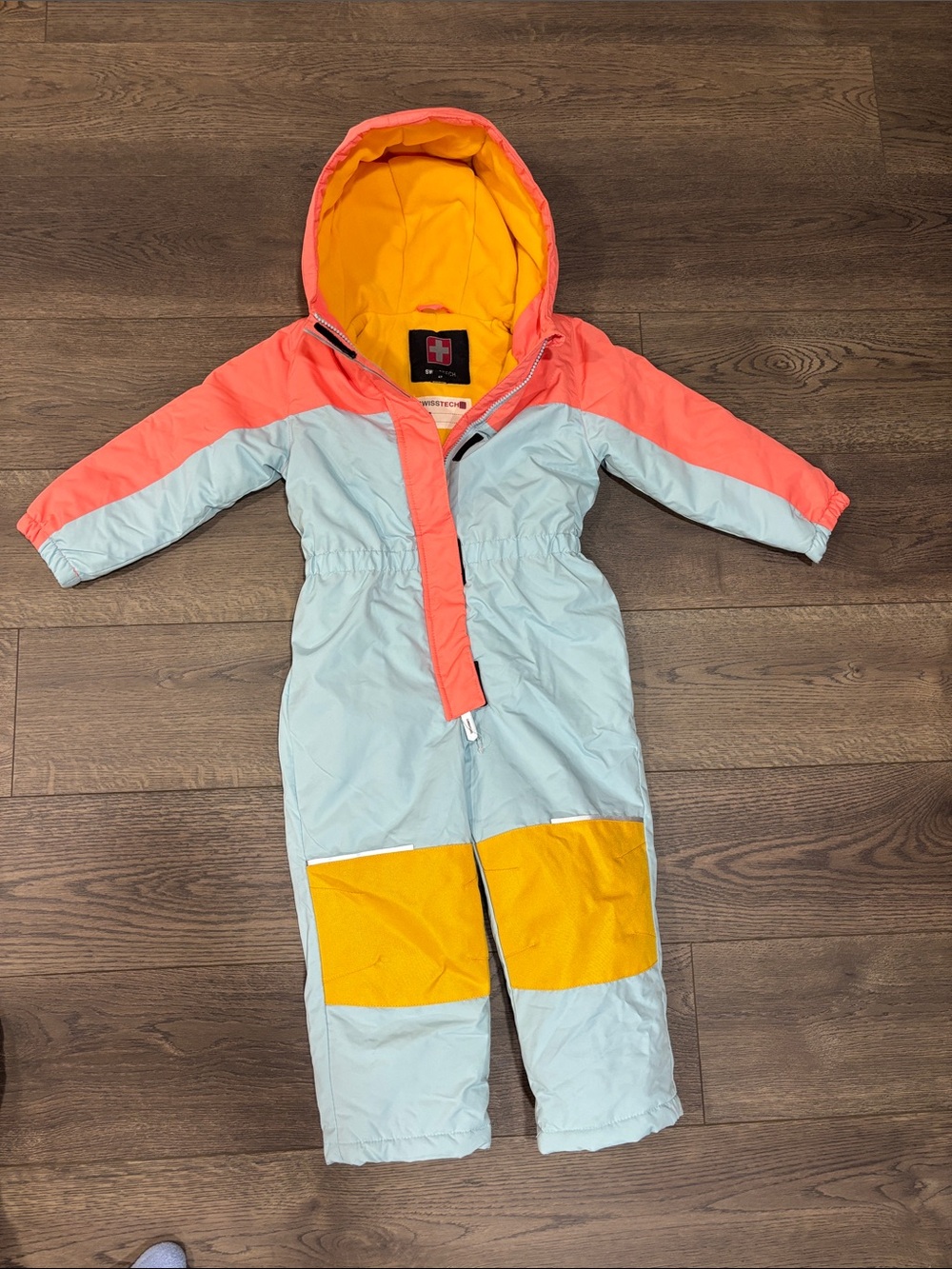 Swiss Tech Kids Color Block Snowsuit, 4T